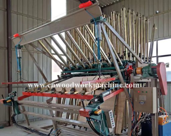 pneumatic clamp wood panel compose carrier machine woodworking machine